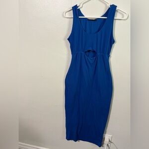 WinWin Vibrant Blue Midi Dress